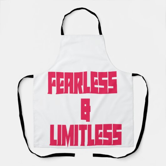 Fearless & Limitless エプロン (正面)