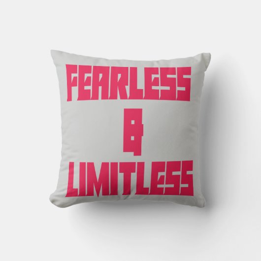 Fearless & Limitless  クッション (正面)