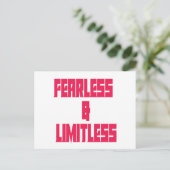 Fearless & Limitless  ポストカード (スタンド正面)