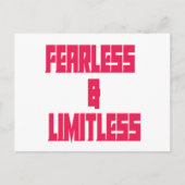 Fearless & Limitless ポストカード (正面)