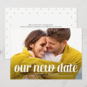 Fearless Love Photo Change The Date Card サンキューカード (正面/裏面)