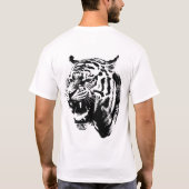 "Fearless Roar"吠える虎Tシャツ Tシャツ (裏面)