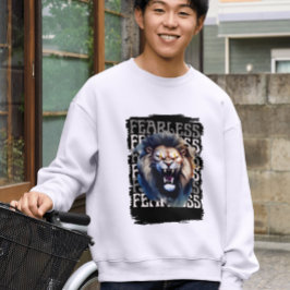 Fearless Roar – Bold Lion  スウェットシャツ