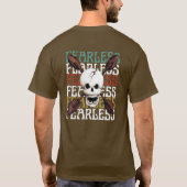Fearless Skull Paddler T Shirt Tシャツ (裏面)