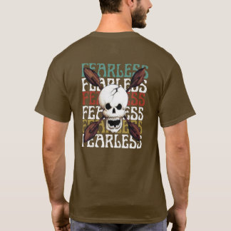 Fearless Skull Paddler T Shirt Tシャツ