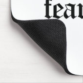 Fearless Tee Shirt, Fearless And Strong Motivation マウスパッド (コーナー)