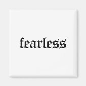 Fearless Tee Shirt, Fearless And Strong Motivation マグネット (正面)