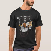 Fearless Tiger Eye Claw Tiger Face Tiger Head Vint Tシャツ (正面)