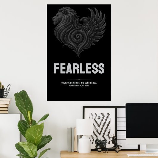 FEARLESS-VTVR-P - ポスター (ホームオフィス)