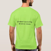 FearNotの服装のモットーのTシャツ Tシャツ (裏面)