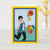 Fears_B_Greetingカードを解放する カード (黄色い花)