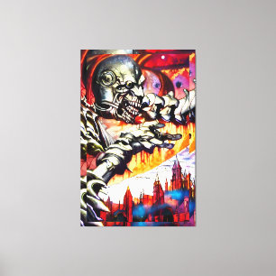Fear's Ravager - Ken Gage Art キャンバスプリント