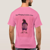 fearthegaychicken、bukawk….mmmmmm ...... bukawk… tシャツ (裏面)