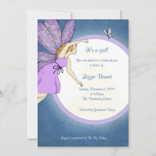 Feary Baby Shawerの招待 招待状 (正面)