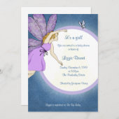 Feary Baby Shawerの招待 招待状 (正面/裏面)