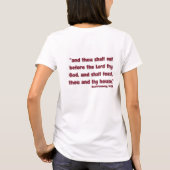 Feast Mode Autumn Thanksgiving Christian T-Shirt Tシャツ (裏面)