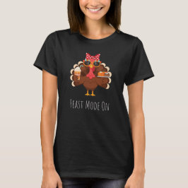 Feast Mode On - Funny Thanksgiving T-Shirt Tシャツ