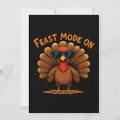 Feast Mode On Thanksgiving Card シーズンカード (正面)