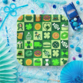 feast of saint patrick pattern  paper Bowls ペーパープレート (パーティー)
