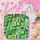 feast of saint patrick pattern  paper Bowls ペーパープレート (パーティー)