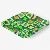 feast of saint patrick pattern  paper Bowls ペーパープレート (傾斜あり)