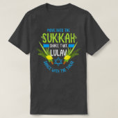 Feast of Tabernacles with Lulav and Etrog or Sukko Tシャツ (デザイン正面)