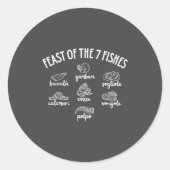 Feast Of The 7 Fishes  ラウンドシール (正面)