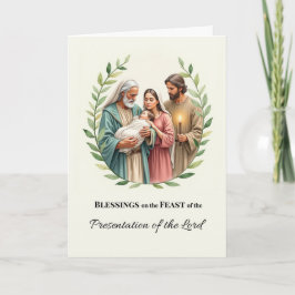 Feast of the Presentation of the Lord Candlemas カード
