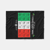 Feast Of The Seven Fishes  フリースブランケット (正面(横))