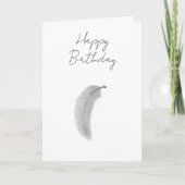 Feather blown by the wind カード (正面)