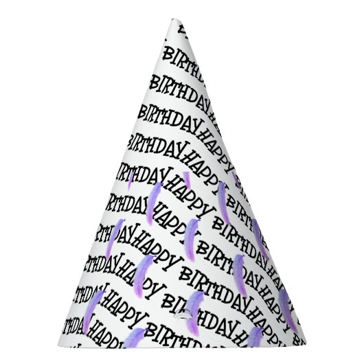 Feather blown by the wind パーティーハット (右)