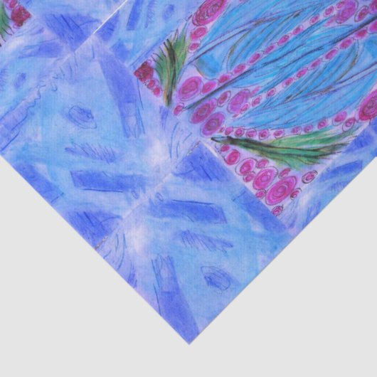 Feather blue paper 薄葉紙 (詳細)