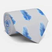 Feather Fall - Light Grey ネクタイ (ロール)