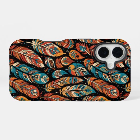 Feather iPhone Case 16ケース (裏面横)