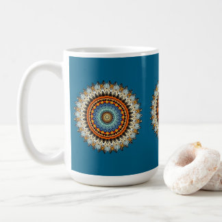 Feather Mandala  Mug コーヒーマグカップ