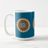 Feather Mandala  Mug コーヒーマグカップ (左)