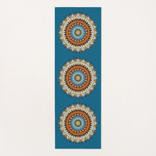 Feather Mandala Yoga Mat ヨガマット (正面)