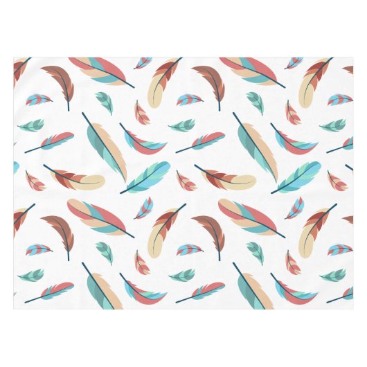Feather pattern テーブルクロス (正面(横))