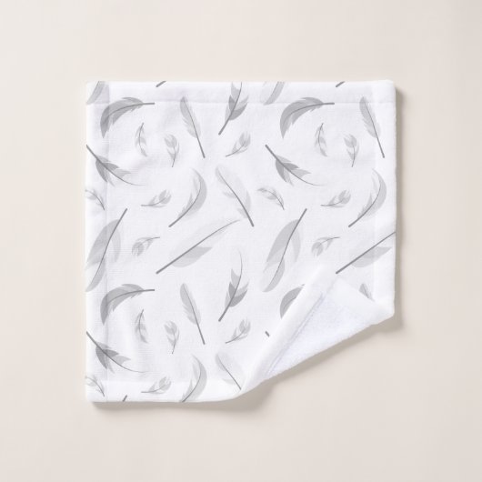 Feather pattern バスタオルセット (ウォッシュタオル)