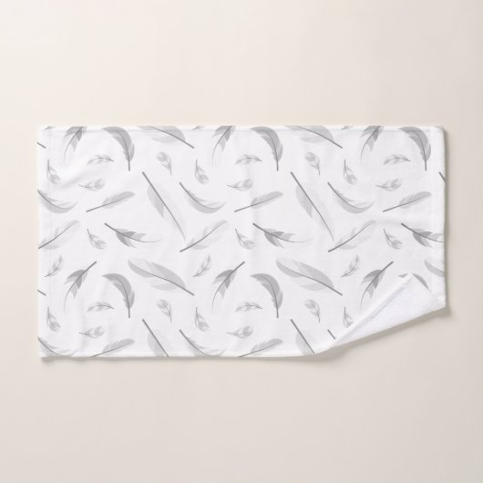 Feather pattern バスタオルセット (ハンドタオル)