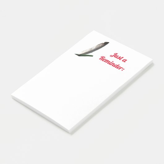 Feather Post-It Notes ポストイット (アングル)