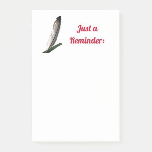 Feather Post-It Notes ポストイット (正面)