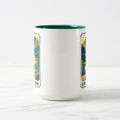 Feather River California Colors ツートーンマグカップ (中央)