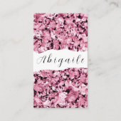 Feather Vectorシームレスなヴィンテージダイヤモンドビジネス 名刺 (正面)