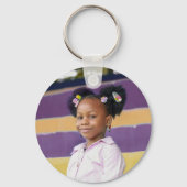 Feather watercolor name meaning aqua Regina キーホルダー (裏面)