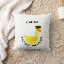 Feathered and Fierce クッション