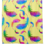 Feathered Rain in Sunshine シャワーカーテン (正面)