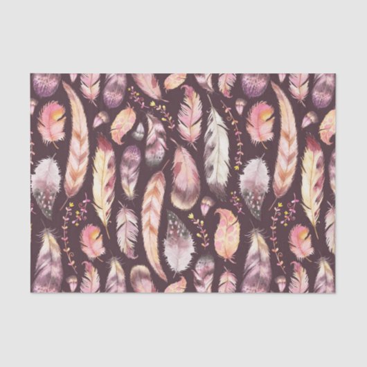 Featherlyの黒いティッシュペーパー 薄葉紙 (正面)