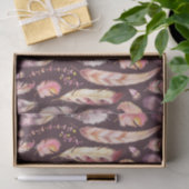 Featherlyの黒いティッシュペーパー 薄葉紙 (ギフト)