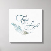 Feathers Appear When Angels Are Near キャンバスプリント (正面)